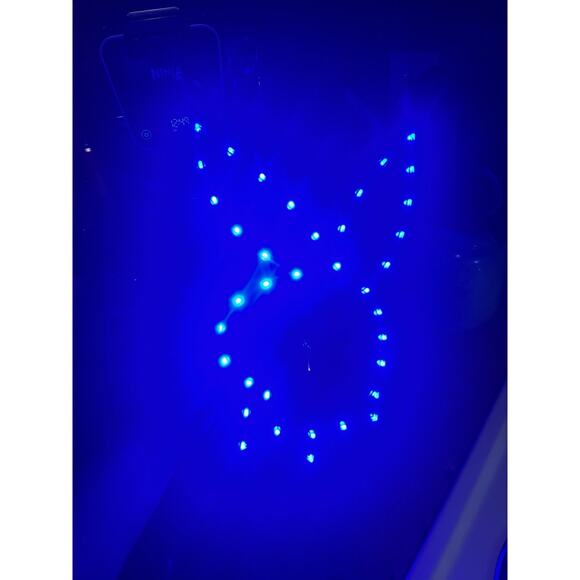 Spencer 2003 Playboy Bunny Neon Blue Wall Clock Bar Sign Y2K Works New Cord - Picture 8 of 8